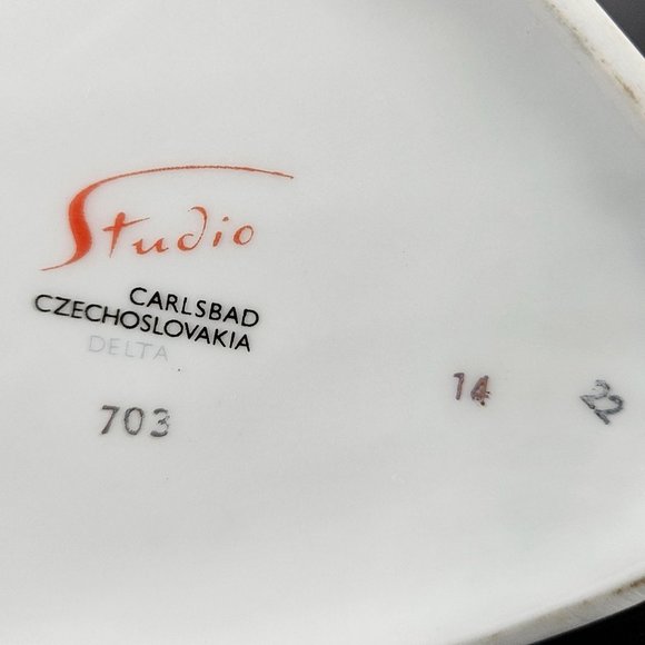 Vintage Atelier JM Lasov Delta Pyramid Czech Tea Coffee Pot Jug Carafe Lid 7.50" - Picture 11 of 15